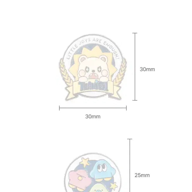 [BUNJANG] Taeyang Metal Badge Set / 태양 굿즈 메탈 뱃지 세트