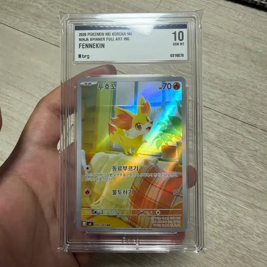 [BUNJANG] Pokemon Card Volcarona AR BRG10 / 포켓몬카드 푸호꼬 ar brg10