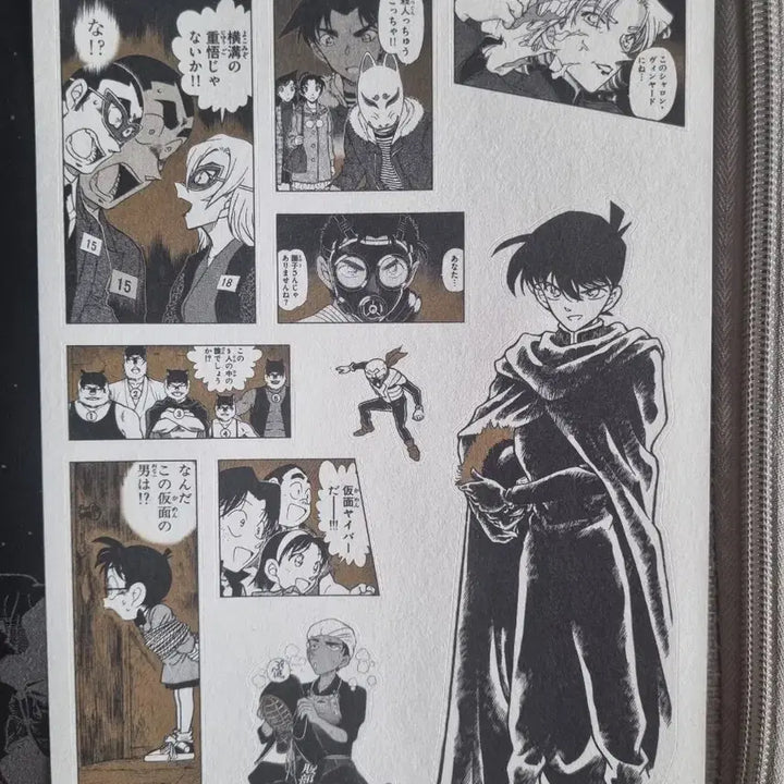 [BUNJANG] Detective Conan Sticker Kuji Ran Mouri, Shinichi Kudo, Vermouth, Heiji Hattori (Unused New) / [미사용 새제품] 명탐정 코난 스티커 쿠지 남도일 신이치 베르무트 하인성