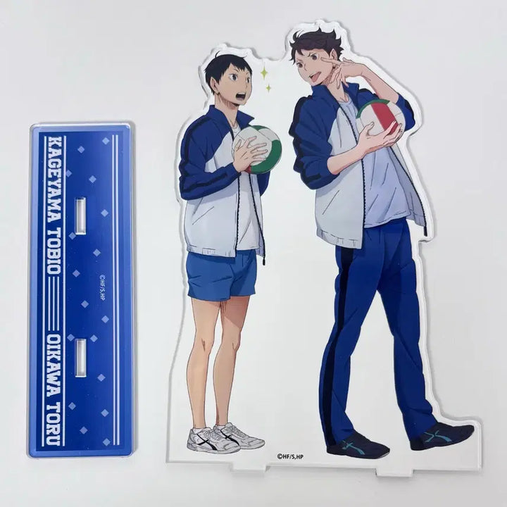 [BUNJANG] Haikyuu!! Kitaiti Middle School Oikawa &amp; Kageyama Big Acrylic Stand / 하이큐 오이카와 카게야마 중학교 키타이치 빅아크릴 스탠드