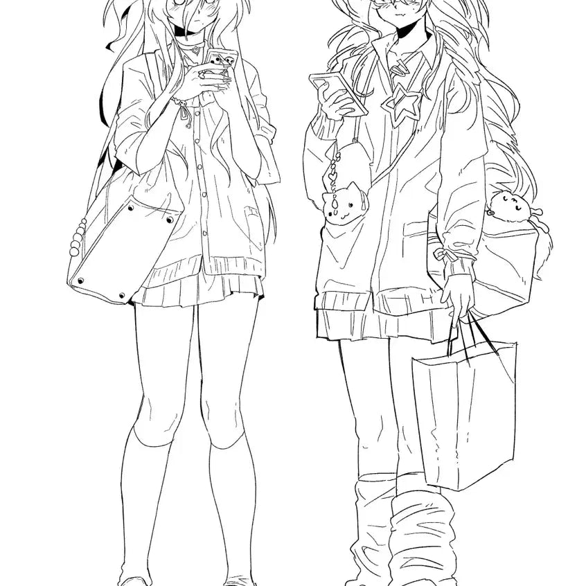 [BUNJANG] Custom Art Commission (Black &amp; White Type) / 그림커미션