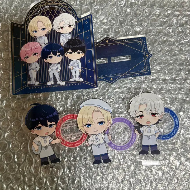 [BUNJANG] PLAVE Animate Collaboration Cafe Acrylic Stand Bundle Set (All Members) / 플레이브 애니메이트 콜라보 카페 아크릴 스탠드 예준/ 노아/ 은호 일괄