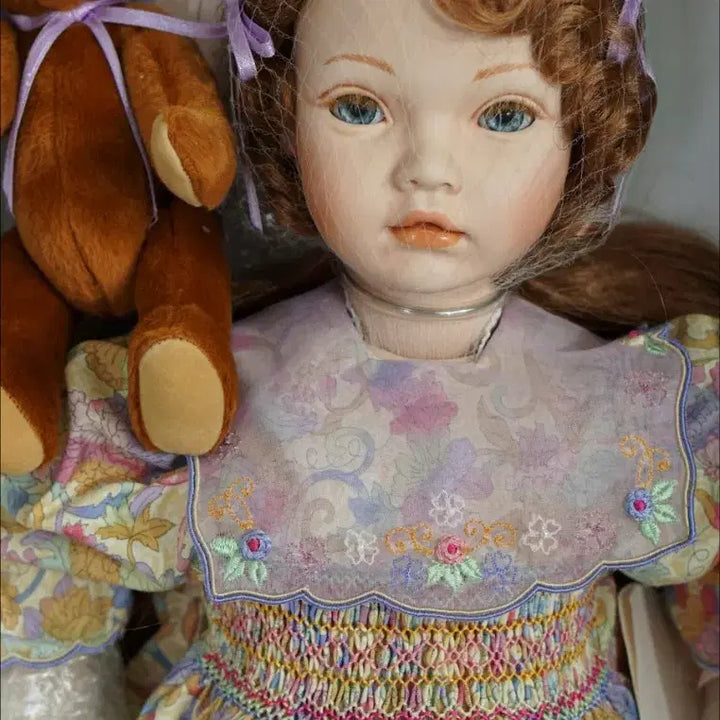 [BUNJANG] Polin Doll Hailey 22-inch Bisque Doll Full Set / 폴린돌.포세린돌.포세린인형.비스크돌