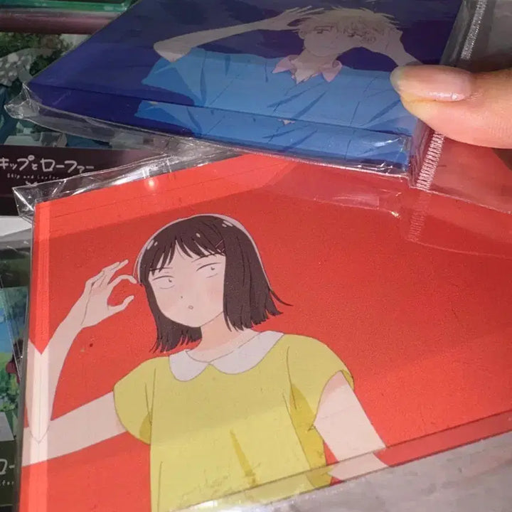 [BUNJANG] Skip and Loafer Official Acrylic Block Bundle Set / [ 공식 / 7개 일괄 ] 스킵과 로퍼 아크릴 블록 굿즈 뱃지 스탠드