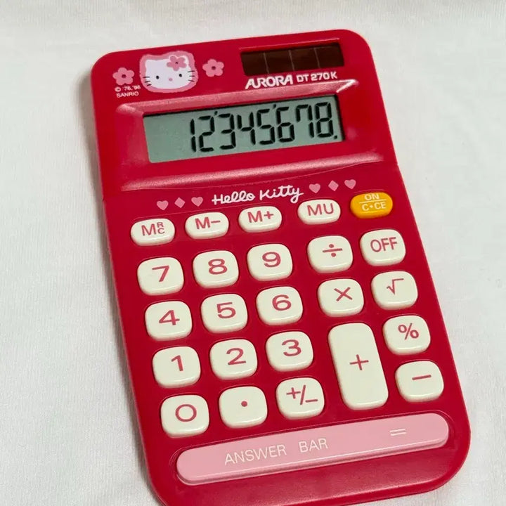 [BUNJANG] Classic Hello Kitty Calculator / 고전 키티 계산기