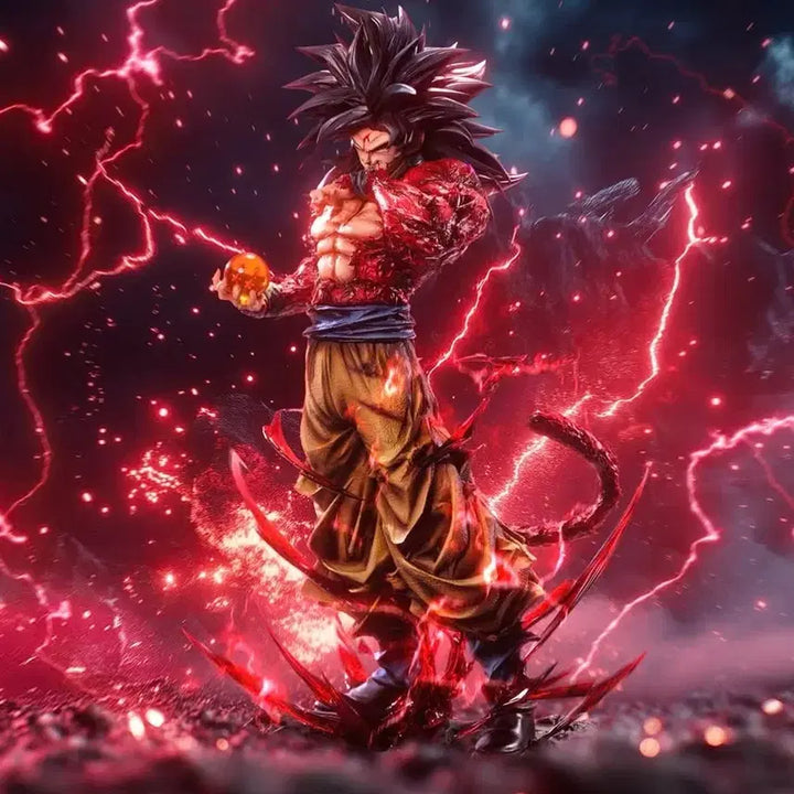 [BUNJANG] Kuangfeng Dragon Ball GT Super Saiyan 4 Goku Resin Statue / Kuangfeng 드래곤볼 GT 슈퍼사이어인4(초4)  손오공 레진 피규어
