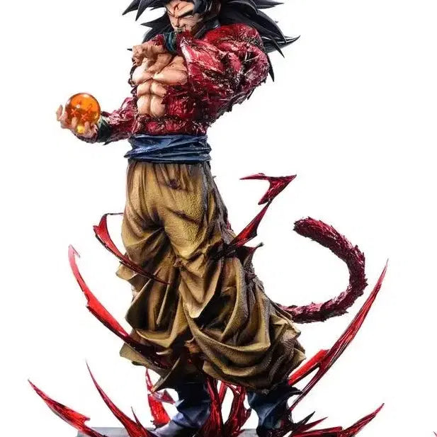 [BUNJANG] Kuangfeng Dragon Ball GT Super Saiyan 4 Goku Resin Statue / Kuangfeng 드래곤볼 GT 슈퍼사이어인4 손오공 레진 피규어