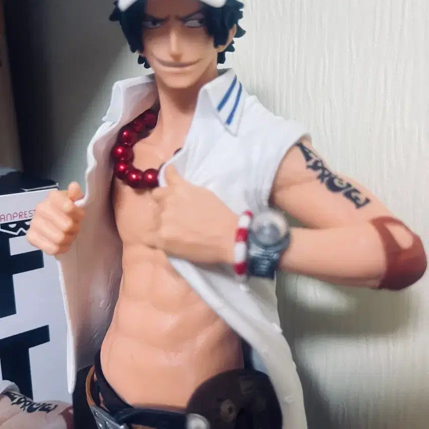 [BUNJANG] Banpresto King of Artist Ace (Navy Ver.) Figure / (원피스피규어)반프레스토  킹오브아티스트 킹오아 에이스2 해군ver