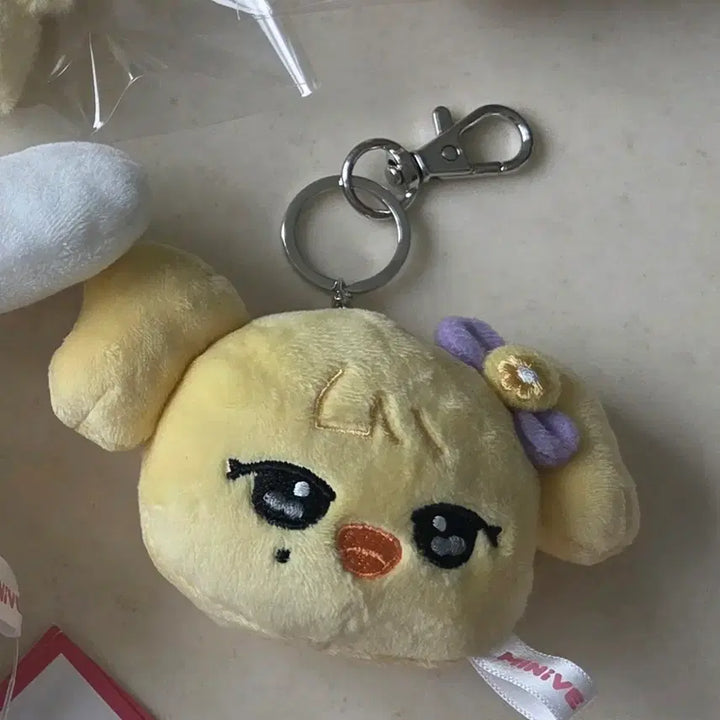 [BUNJANG] IVE Rei Mini-V Na-Uri Face Keyring / 아이브 레이 인형 미니브 나오리 페이스 키링
