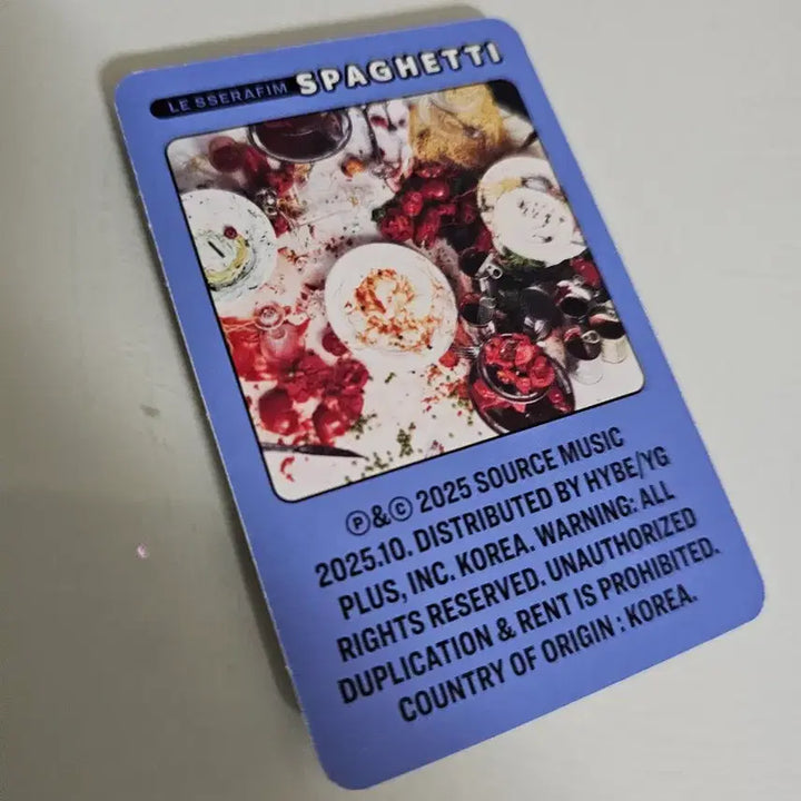 [BUNJANG] LE SSERAFIM Eunchae Compact Album Photocard / 르세라핌 은채 스파게티 홍은채 컴팩트 앨범 포카