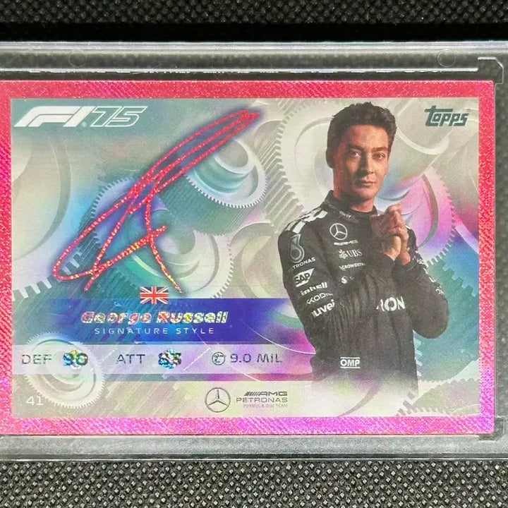 [BUNJANG] Topps Turbo Attax F1 George Russell Signature Style Card / 탑스 터보어택 f1 조지 러셀 시그니처 스타일 카드