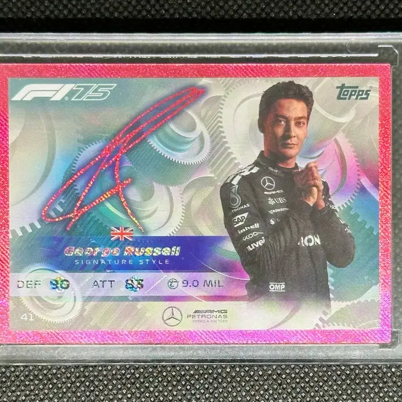 [BUNJANG] Topps Turbo Attax F1 George Russell Signature Style Card / 탑스 터보어택 f1 조지 러셀 시그니처 스타일 카드