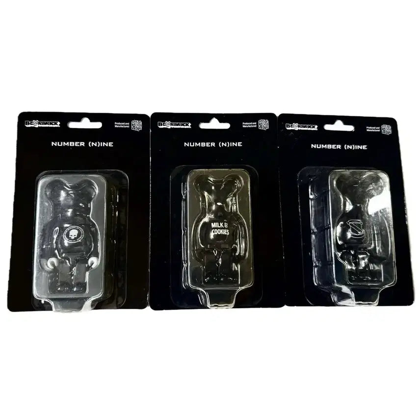 [BUNJANG] Number (N)ine x Medicom Toy BE@RBRICK 100% Set (x4) / 넘버나인 - 베어브릭 100% x4