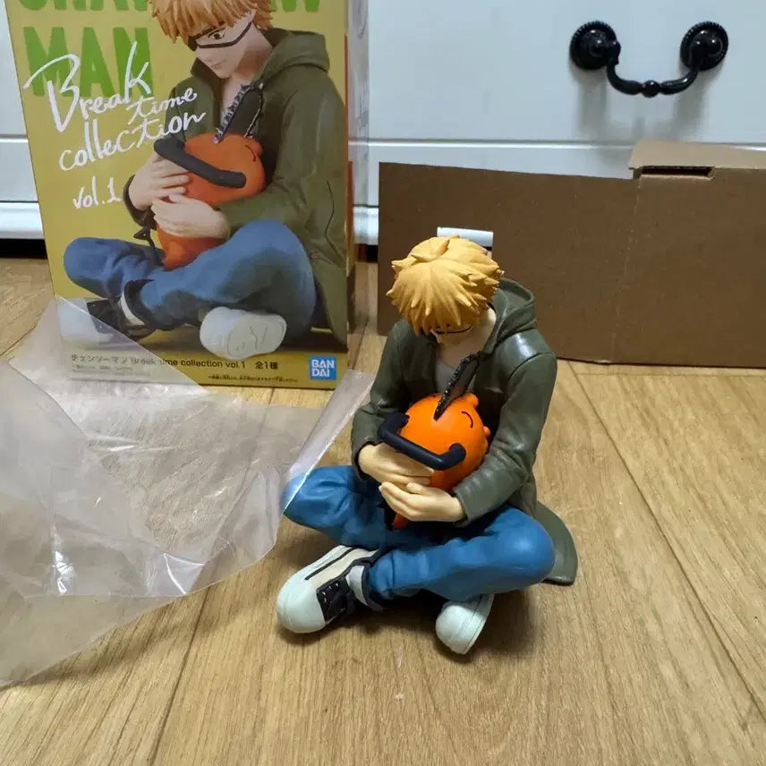 [BUNJANG] Chainsaw Man Break Time Denji &amp; Pochita Figure / 체인소맨 브레이크타임 덴지 포치타