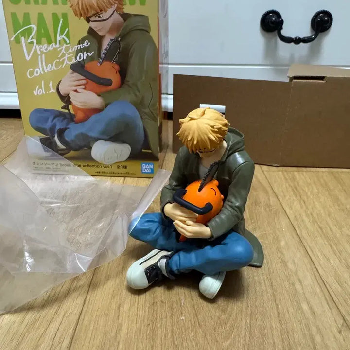 [BUNJANG] Chainsaw Man Break Time Denji &amp; Pochita Figure / 체인소맨 브레이크타임 덴지 포치타 피규어