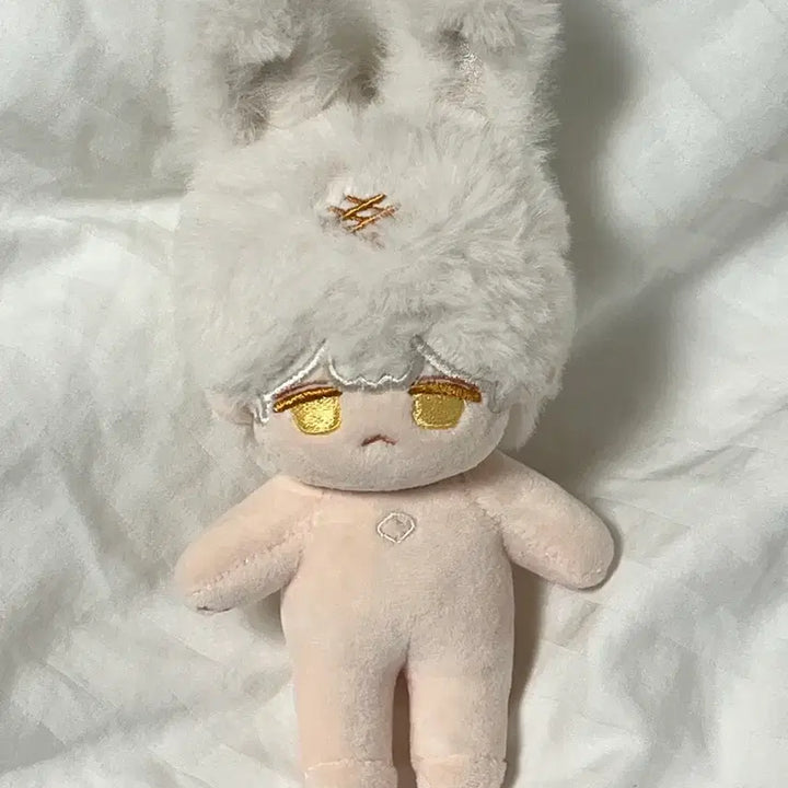 [BUNJANG] 10cm Mashy Rabbit Fur Bone Plush / 무속성 인형 10cm 마시 토끼털 뼈깅