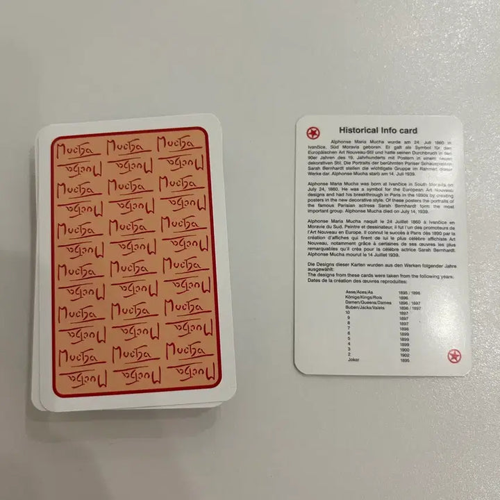 [BUNJANG] Alphonse Mucha Trump Card Deck / 알폰스무하 트럼프카드