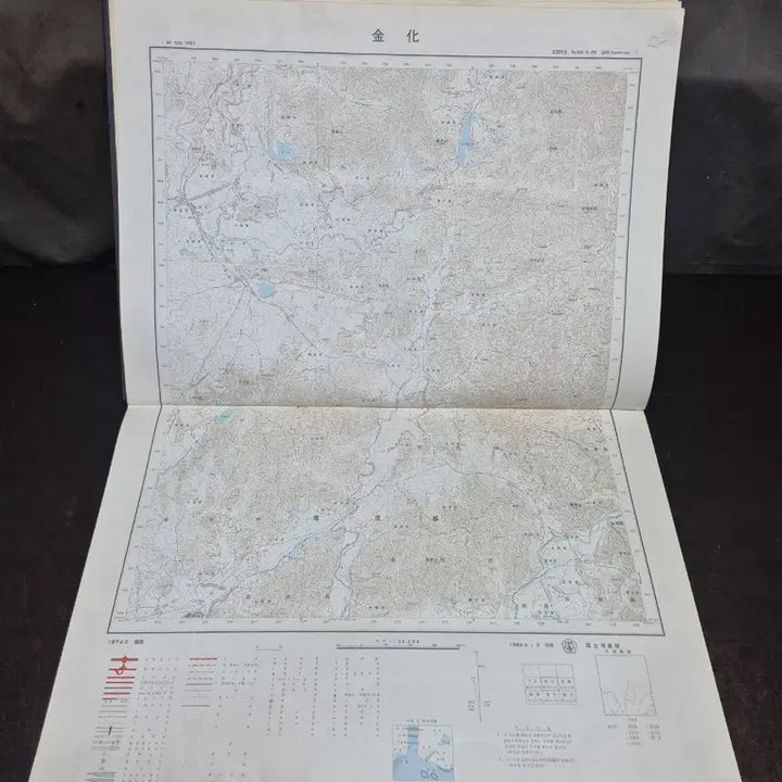 [BUNJANG] 1983 Kangwon-do Province Map 1:50,000 Scale / 1983년 국립지리원 강원도 지도 S=1:50,000