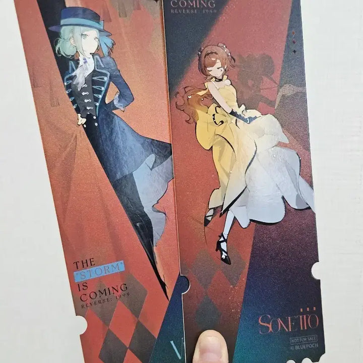 [BUNJANG] Reverse 1999 Artbook Exclusive Ticket (Berthin Sonnet) / 리버스1999 아트북 특전 티켓 / 버틴 소네트