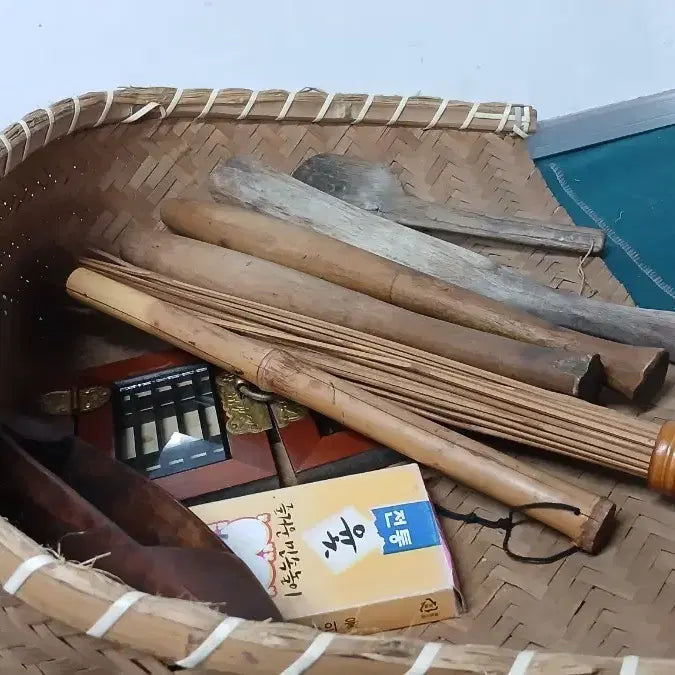 [BUNJANG] Vintage Folk Artifacts Bundle Set (9 Items) / 민속품9가지몯 일괄