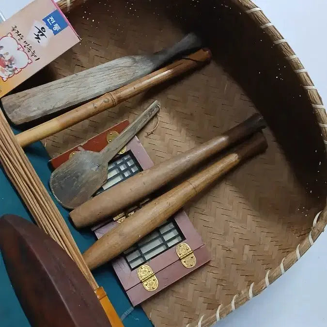 [BUNJANG] Vintage Folk Artifacts Bundle Set (9 Items) / 민속품9가지몯 일괄
