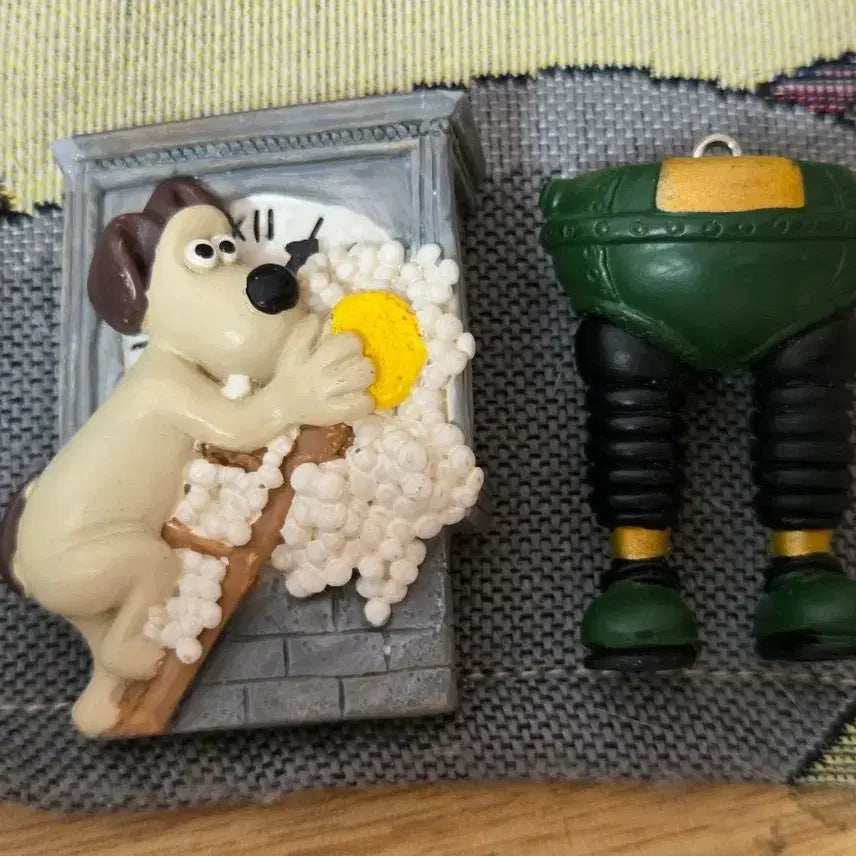 [BUNJANG] Wallace &amp; Gromit Magnet &amp; Figure Gacha Set / 월레스와 그로밋 마그넷,피규어 가챠 월그