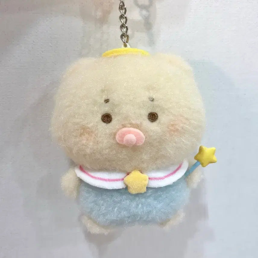 [BUNJANG] Mang Gomi Baby Angel Doll Keychain / 망곰이 아기천사 인형 키링