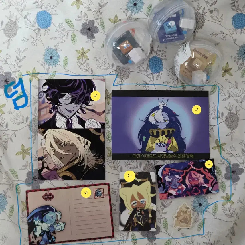 [BUNJANG] Cookierun Kingdom Keyboard Keycap Set - Shadow Milk Cookie, Pure Vanilla Cookie, Yong Cookie Bundle / 쿠키런킹덤 키캡 쉐도우밀크쿠키 퓨어바닐라쿠키 용쿠 일괄