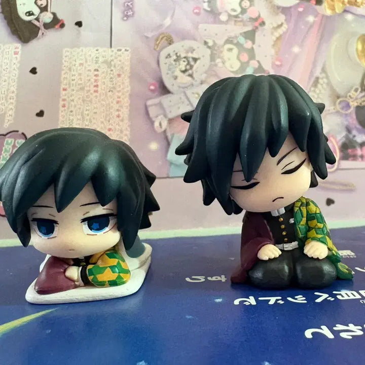 [BUNJANG] Demon Slayer: Kimetsu no Yaiba Giyu Tomioka Gacha Figure Bundle Set (with bands) / 귀멸의 칼날 기유 피규어 가챠 일괄(띠지있음)
