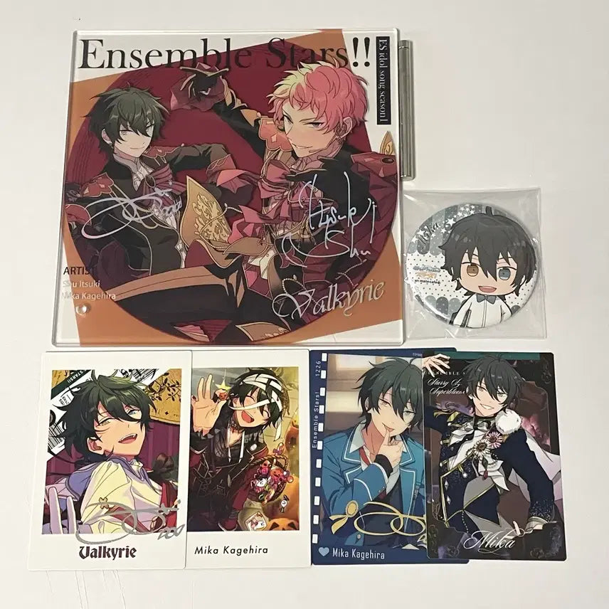 [BUNJANG] Ensemble Stars Valkyrie Acrylic Standee Set - Itsuki Shu &amp; Hakawa Mika (Album POB) / 앙상블스타즈 앙스타 발키리 앨범 특전 아크릴 이츠키 슈 하코 미카 파샤