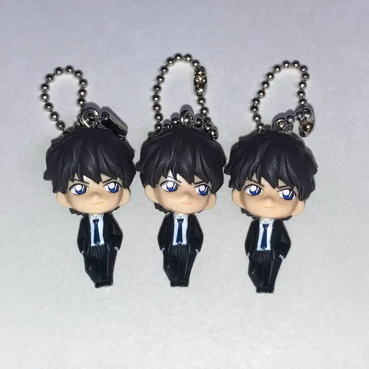 [BUNJANG] Detective Conan Jinpei Matsuda Swing Gacha Figure Keyring Set / 명탐정코난 마츠다 진페이 송보윤 스윙 가챠 피규어 키링 세트