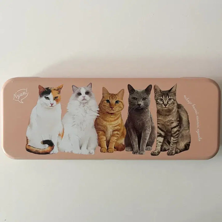 [BUNJANG] Neko Cat Chocolate Tin Case / 네코 고양이 초콜릿 틴케이스