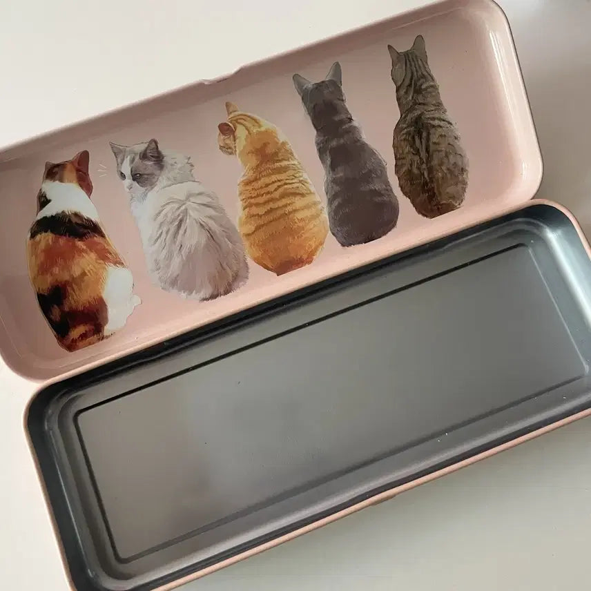 [BUNJANG] Neko Cat Chocolate Tin Case / 네코 고양이 초콜릿 틴케이스