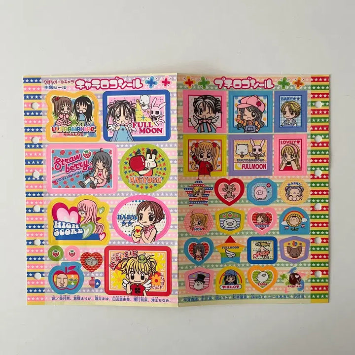 [BUNJANG] Moonlight Angel Classic 6-Ring Diary Sticker Set / 고전 육공 다이어리 스티커 달빛천사