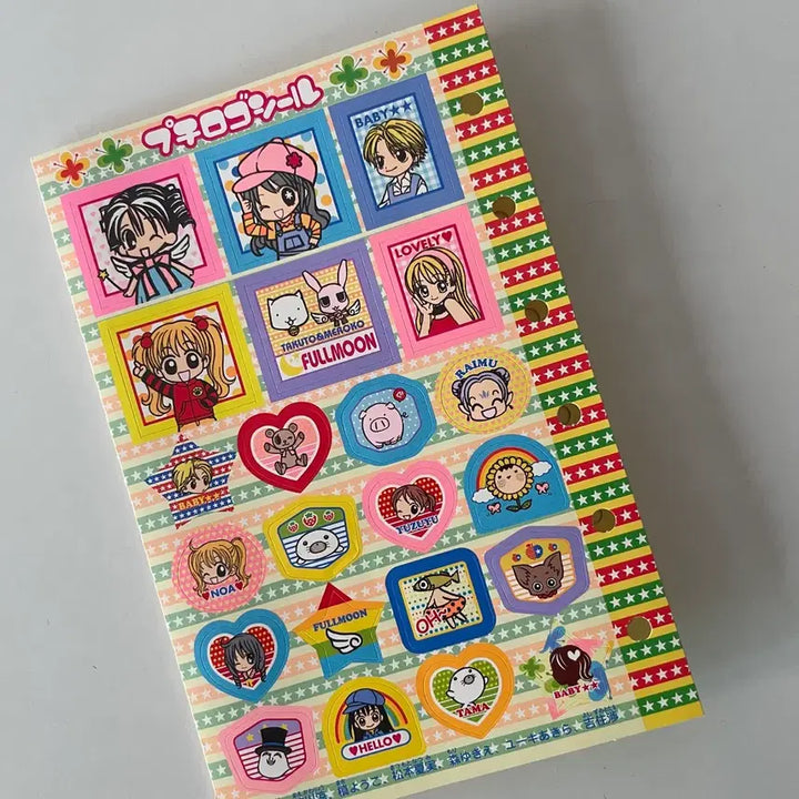 [BUNJANG] Moonlight Angel Classic 6-Ring Diary Sticker Set / 고전 육공 다이어리 스티커 달빛천사