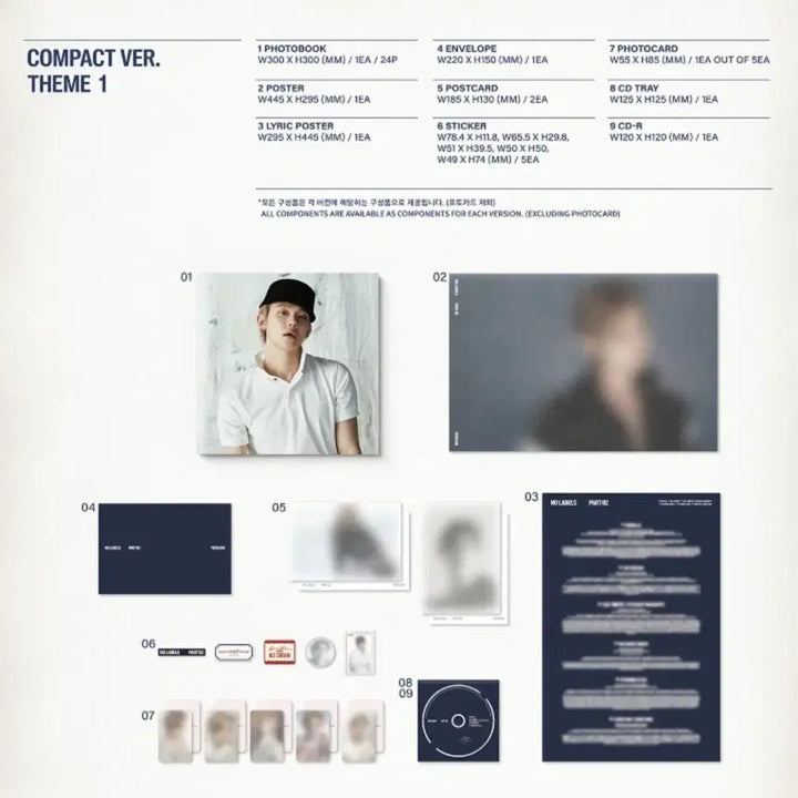 [BUNJANG] TXT Yeonjun NO LABELS Part 2 Compact Version Set (Sealed) Photocard Bundle Set with Special Photocard / 연준 NO LABELS 파트2 컴팩트 버전 Set 미개봉 양도| 특전포함