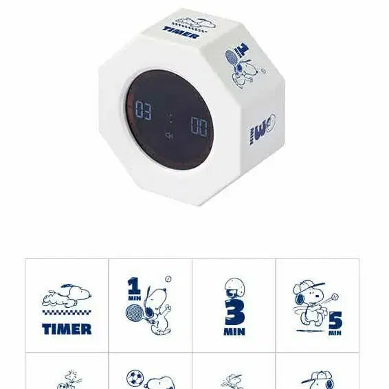 [BUNJANG] Snoopy Octagonal Timer / 피너츠,스누피,타이머,2종,배터리내장,시나모롤