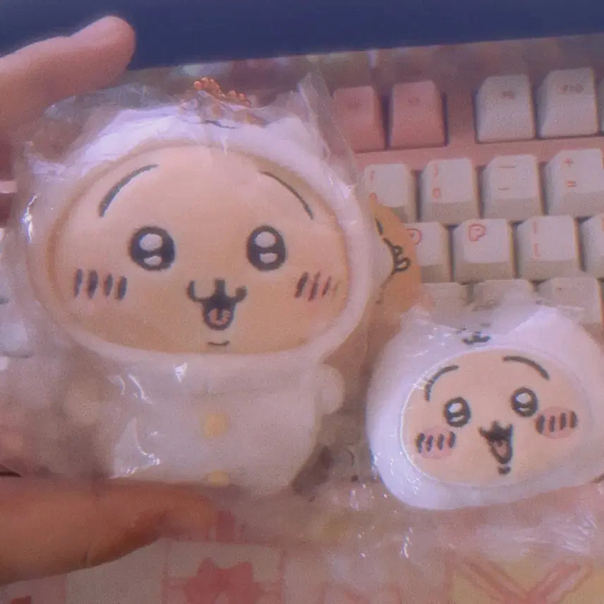 [BUNJANG] Nongdamgom Usagi Mascot &amp; Bell Chain Charm Set / (일괄) 농담곰 우사기 마스코트 / 방울 키링 세트