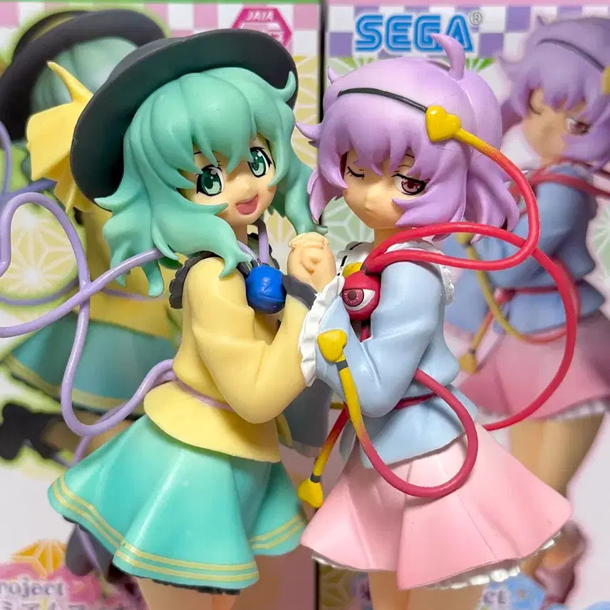 [BUNJANG] Touhou Project Koishi Komeiji &amp; Satori Komeiji Sega Figure Set / 동방프로젝트 코메이지 코이시 &amp; 사토리 세가 피규어