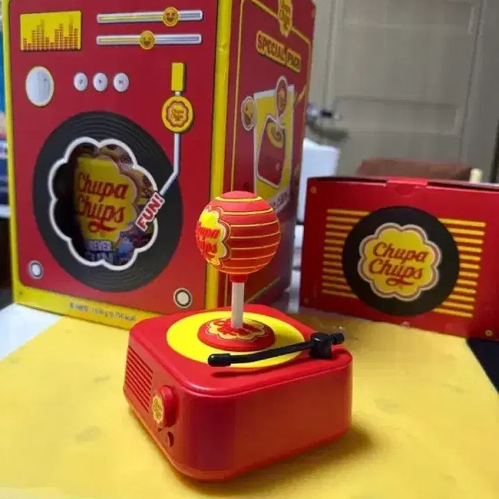 [BUNJANG] Chupa Chups Record Player Merchandise / 츄파춥스 레코드 플레이어 굿즈