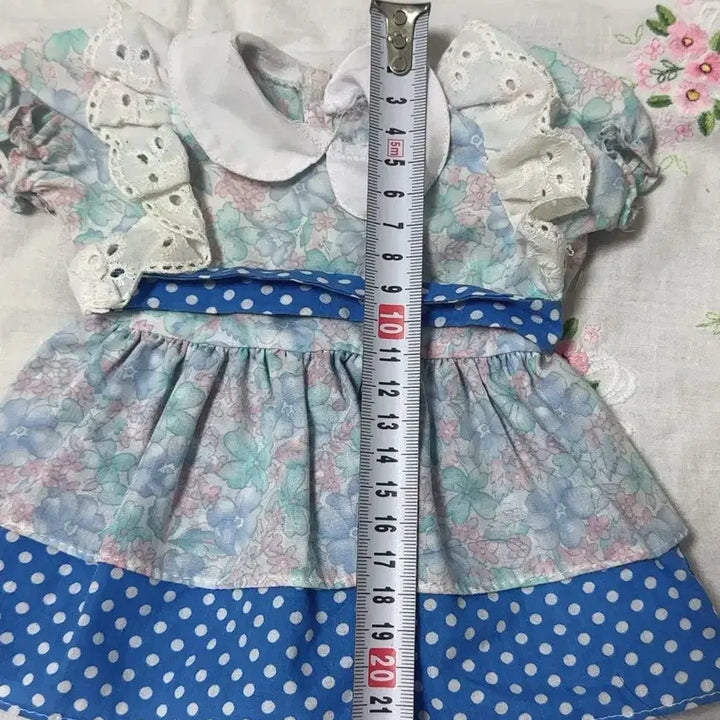 [BUNJANG] Vintage Doll Clothes (Blue, Large Size) / 빈티지 인형옷 (빈티지 잠토 대형 사이즈)