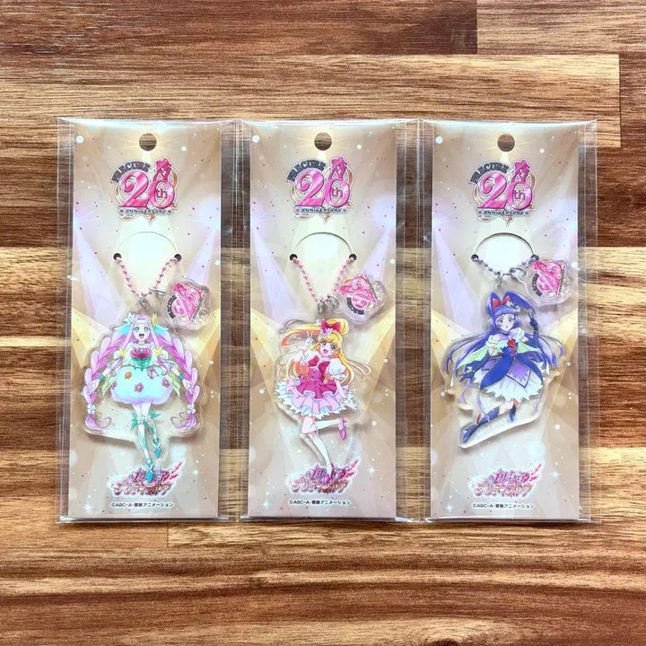 [BUNJANG] Bandai Maho Girls PreCure! 20th Anniversary Keychain (Sealed Bundle Set) / (미개봉/일괄) 마법사 프리큐어 20주년 키체인 반다이