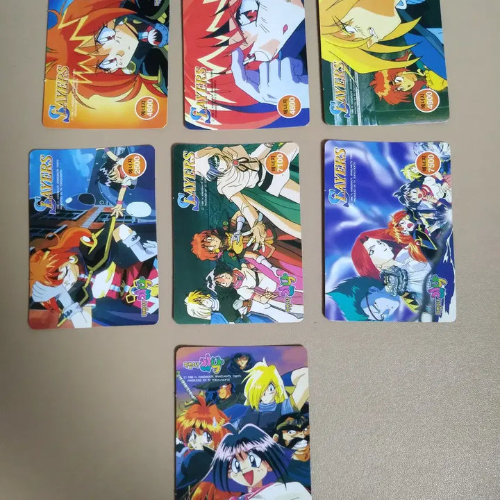 [BUNJANG] Slayers Magical Girl Lina 90s Vintage Trading Cards / 90년대 마법소녀리나 슬레이어즈 고전카드 팝니다