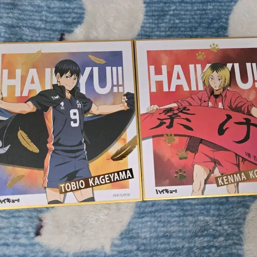 [BUNJANG] Haikyuu!! Banner Shikishi Set - Kageyama &amp; Kenma Setter Bundle / 하이큐 현수막 색지 카게야마,켄마 세터일괄 (일괄)