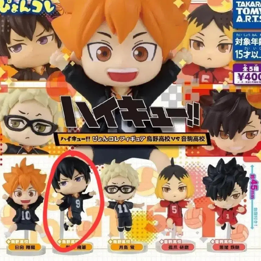 [BUNJANG] Haikyuu!! Kageyama Tobio Pyon Kore Gacha Figure / 하이큐 카게야마 토비오 푱코레 가챠 피규어양도(쿠지 히나타 켄마