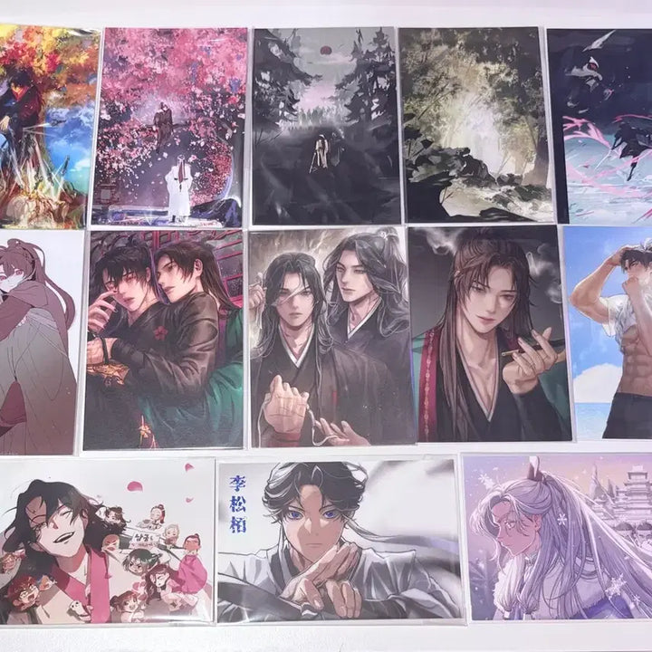 [BUNJANG] Hwasan Returns Paper Goods Bundle (Postcards, Photo Prints, Photocards) / 화산귀환 원가이하 34장 천두님 노온님 엽서 프박 포토카드 지류 일괄