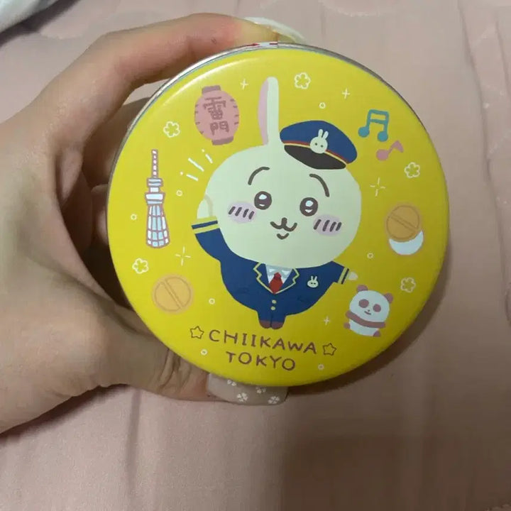 [BUNJANG] Chiikawa Tokyo Limited Edition Senbei Tin Case Usagi / 치이카와 도쿄 한정 센베 틴케이스 우사기