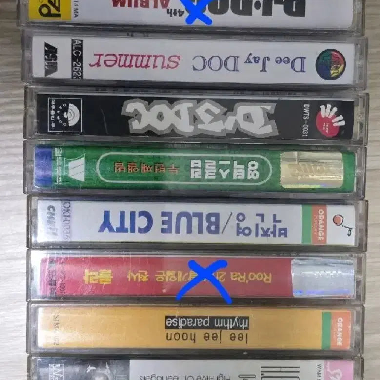 [BUNJANG] 1990s K-Pop Cassette Tapes Bundle (H.O.T., Sechs Kies, DJ DOC) / 90년대 가요 카세트 테이프 HOT 젝스키스 DJDOC 노이즈 터보