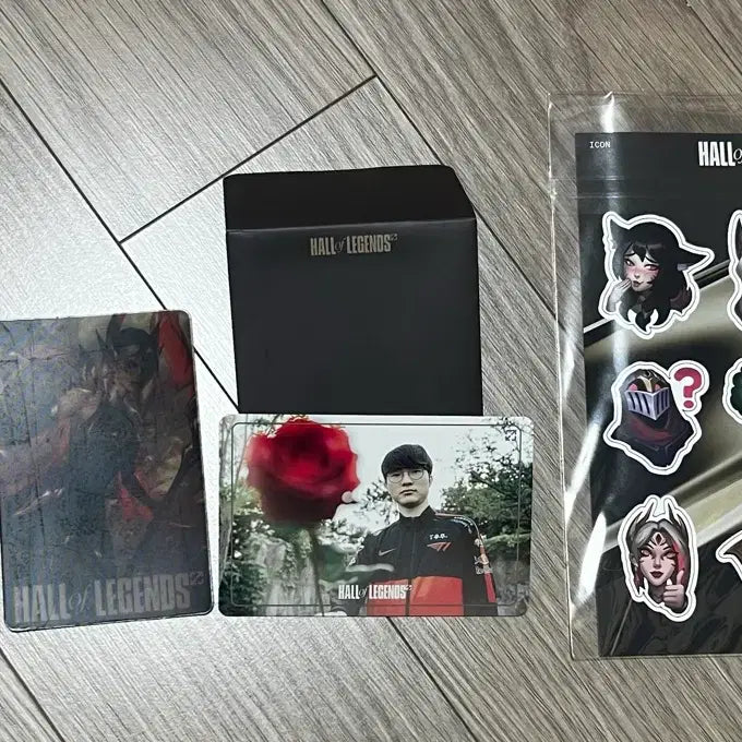 [BUNJANG] Faker Hall of Legends Bundle Set Photocards and Stickers / 페이커 전설의전당