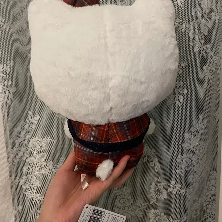 [BUNJANG] Sanrio Hello Kitty Plush Doll / 새상품) 파격할인 / 산리오 헬로키티 체크 인형